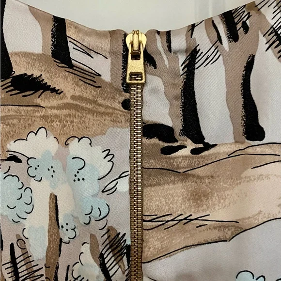 Marni Dress Size 42 Us 8
Patterned with trees in beige, light blue and brown. - Picture 7 of 8